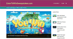 Desktop Screenshot of entertowinsweepstakes.com